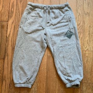 Beaver Canoe cropped grey sweatpants
